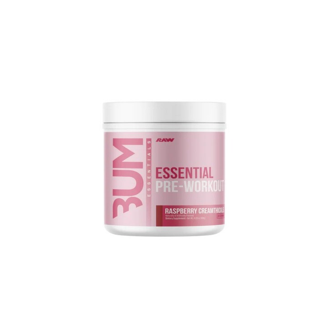 RAW NUTRITION CBUM ESSENTIAL PRE-WORKOUT RASPBERRY CREAMTHICKLE - 408 GRAMS