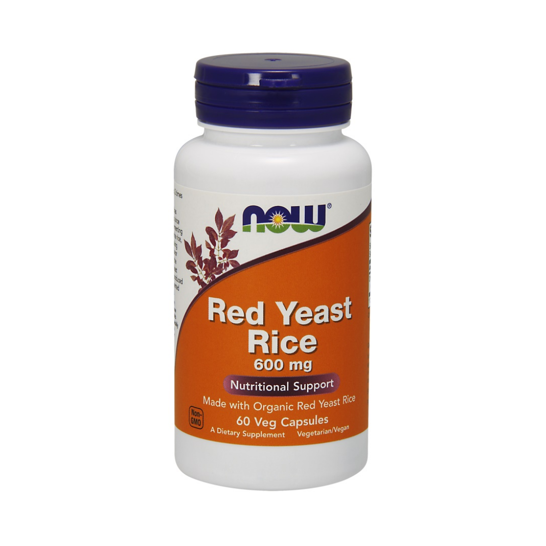 NOW FOODS RED YEAST RICE 600MG - 60 VCAPS