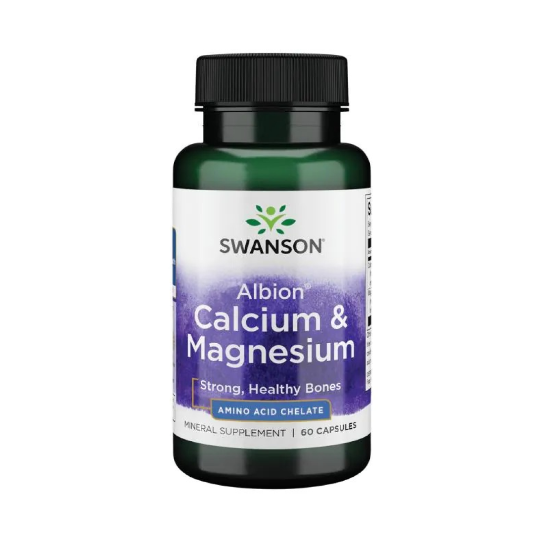 SWANSON ALBION CALCIUM & MAGNESIUM - 60 CAPS