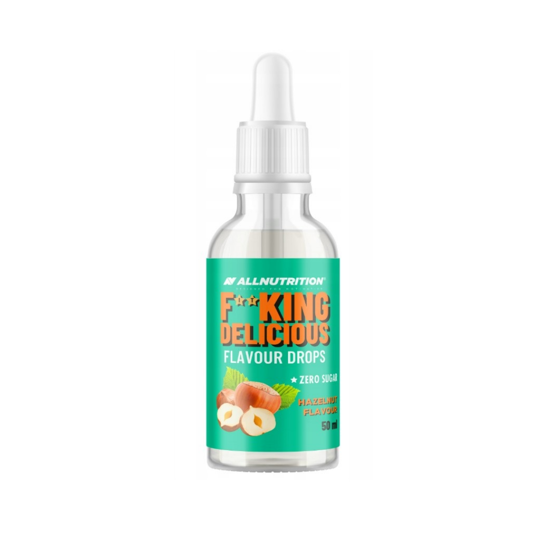ALLNUTRITION FITKING DELICIOUS FLAVOUR DROPS HAZELNUT - 50 ML