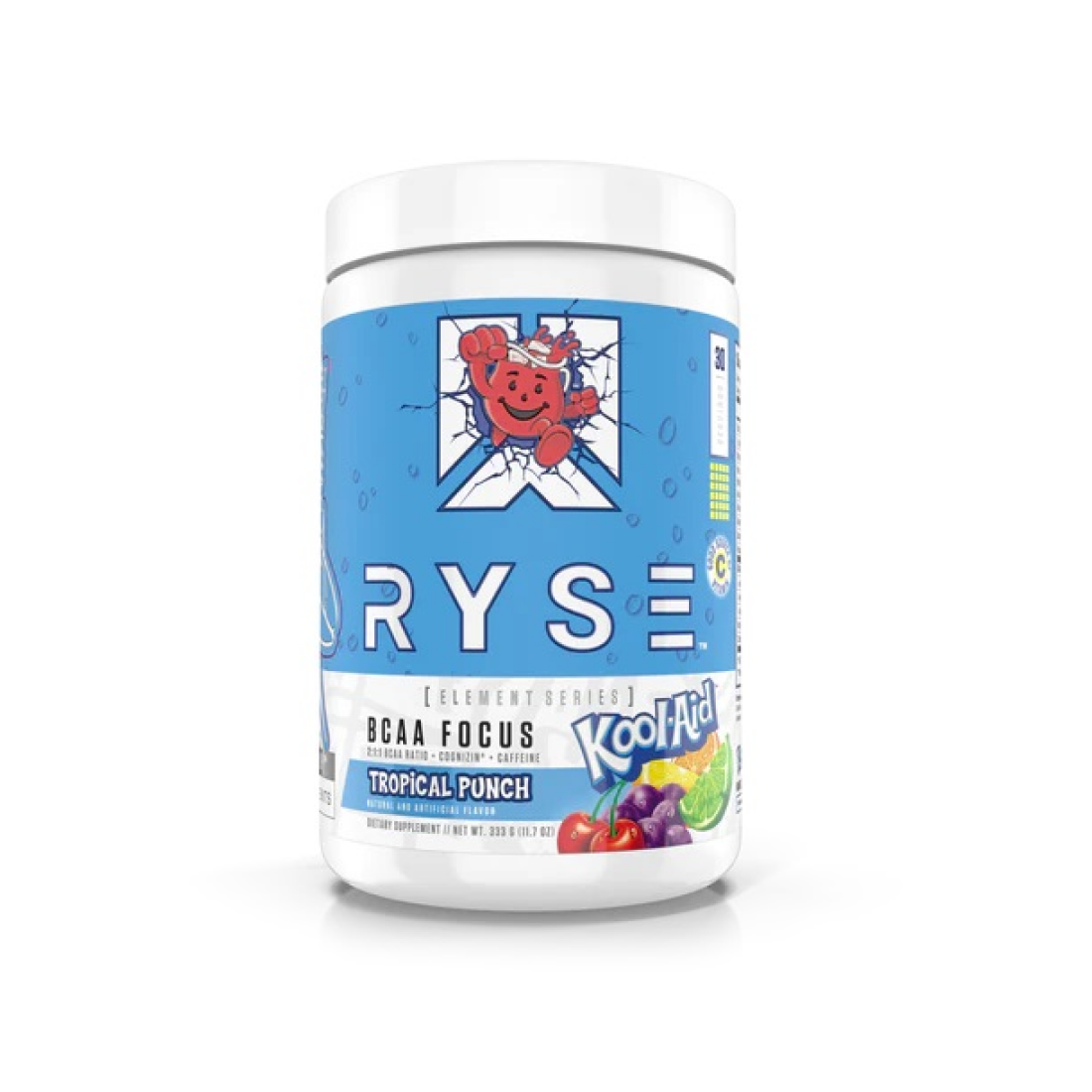 RYSE BCAA FOCUS KOOL-AID TROPICAL PUNCH - 333 GRAMS