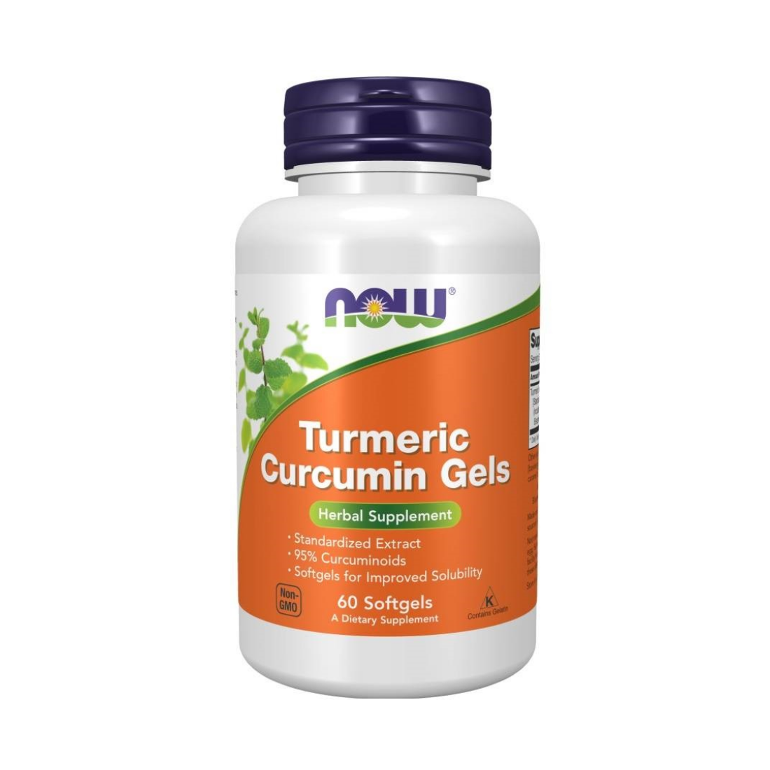 NOW FOODS TURMERIC CURCUMIN - 60 SOFTGELS