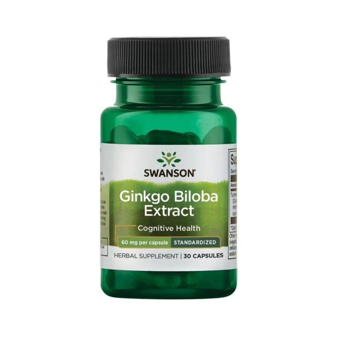 SWANSON GINKGO BILOBA EXTRACT 60MG - 30 CAPS