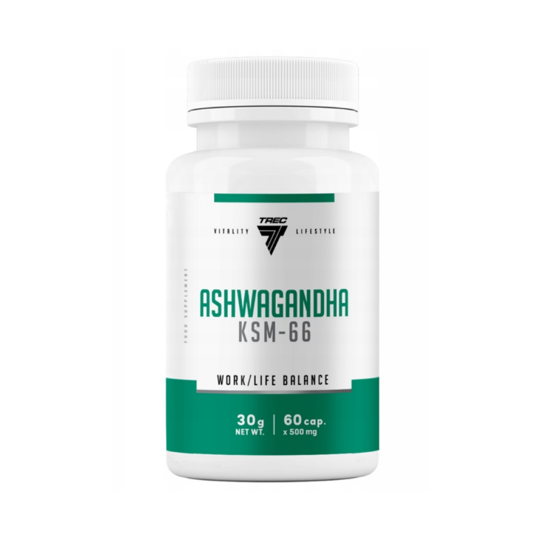 TREC NUTRITION ASHWAGANDHA KSM-66 500MG - 60 CAPS