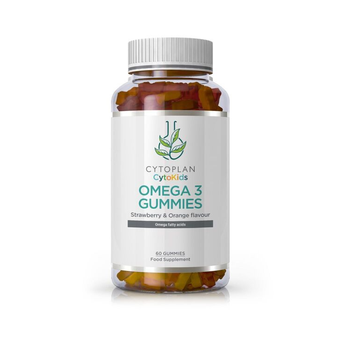 CYTOPLAN KID'S OMEGA 3 GUMMIES STRAWBERRY & ORANGE - 60 GUMMIES