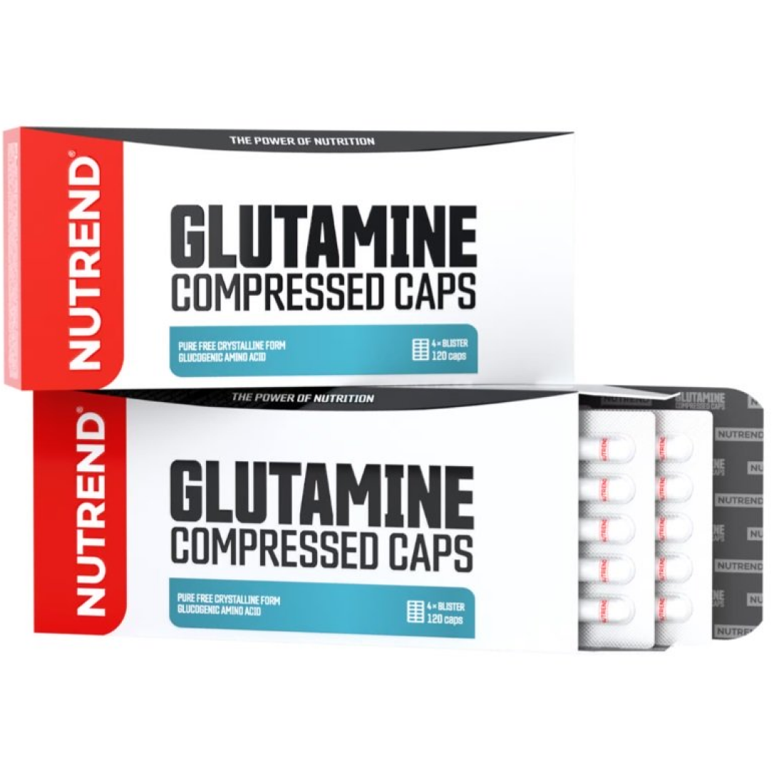 NUTREND GLUTAMINE COMPRESSED CAPS - 120 CAPS