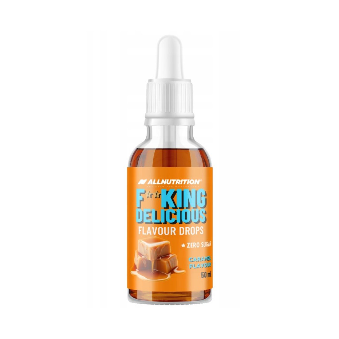 ALLNUTRITION FITKING DELICIOUS FLAVOUR DROPS CARAMEL - 50 ML