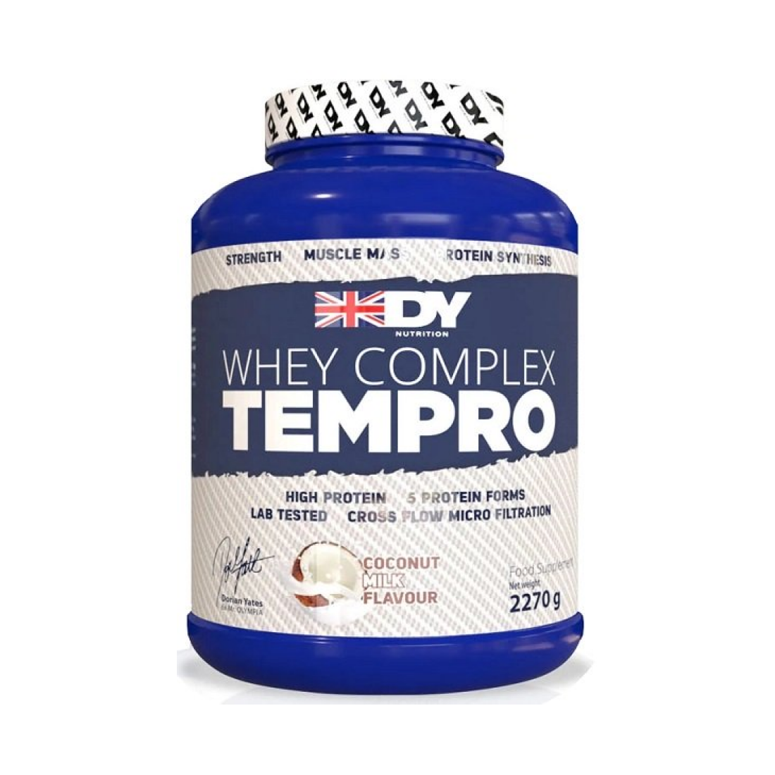 DORIAN YATES WHEY COMPLEX TEMPRO COCONUT MILK - 2270 GRAMS