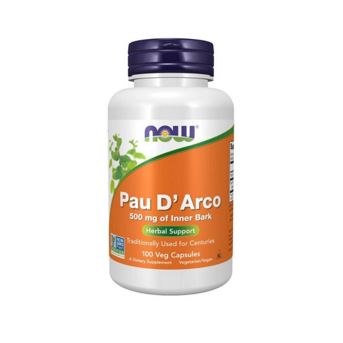 NOW FOODS PAU D'ARCO 500MG - 100 VCAPS