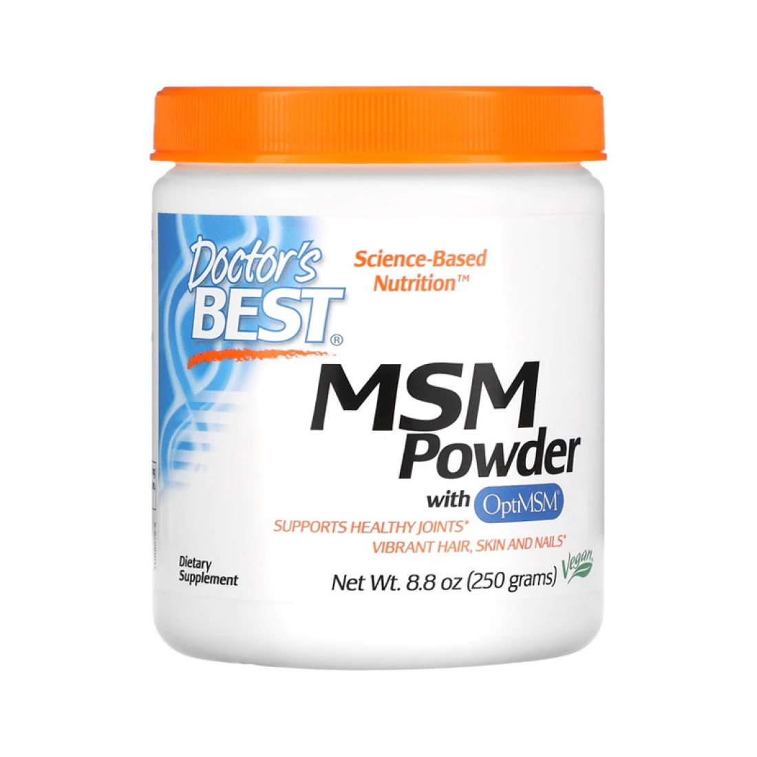 DOCTOR'S BEST MSM WITH OPTIMSM VEGAN POWDER - 250 GRAMS