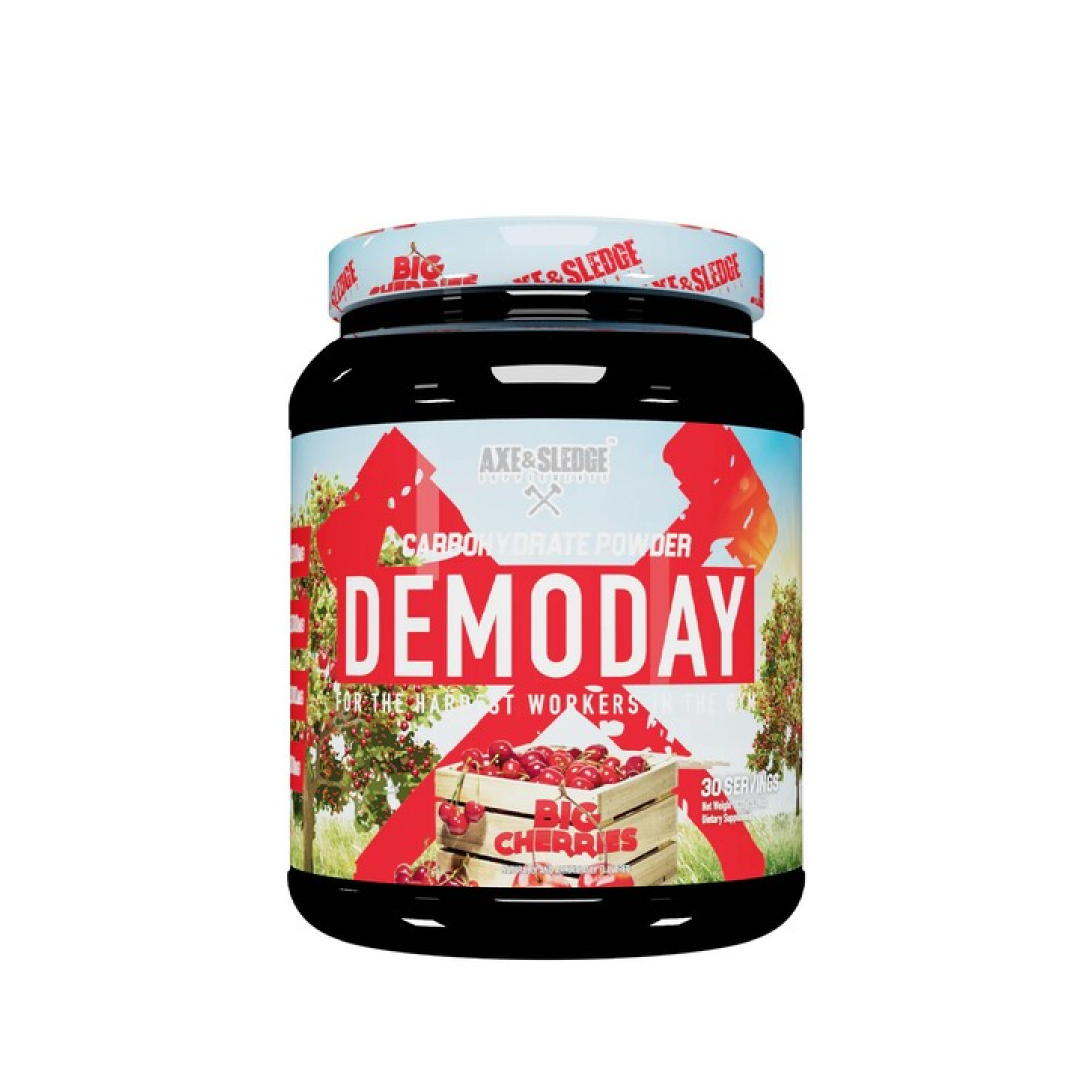 AXE & SLEDGE DEMODAY CARBOHYDRATE POWDER BIG CHERRIES - 1020 GRAMS
