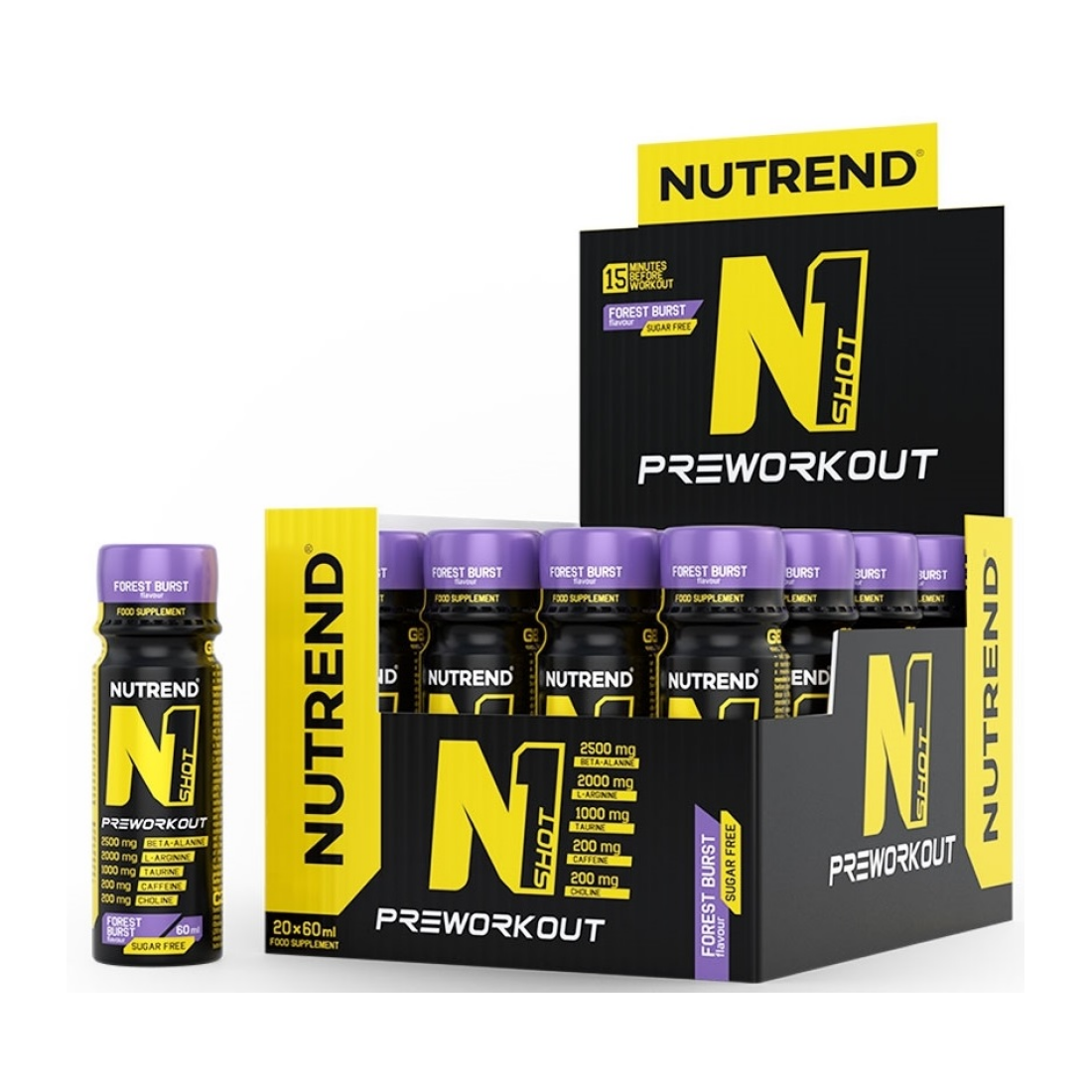 NUTREND N1 SHOT FOREST BURST - 20 X 60 ML