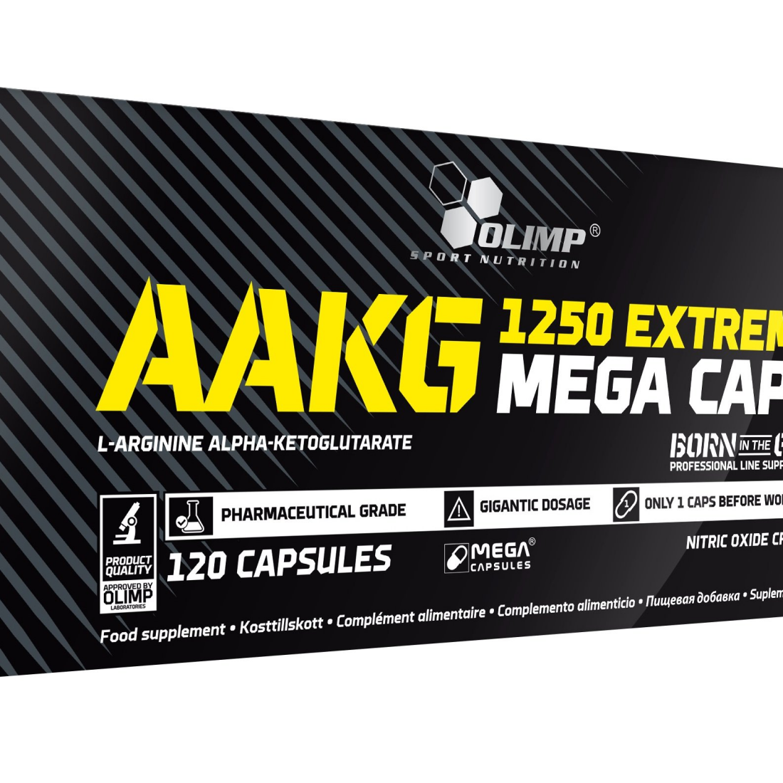 OLIMP NUTRITION AAKG EXTREME MEGA CAPS - 120 CAPS