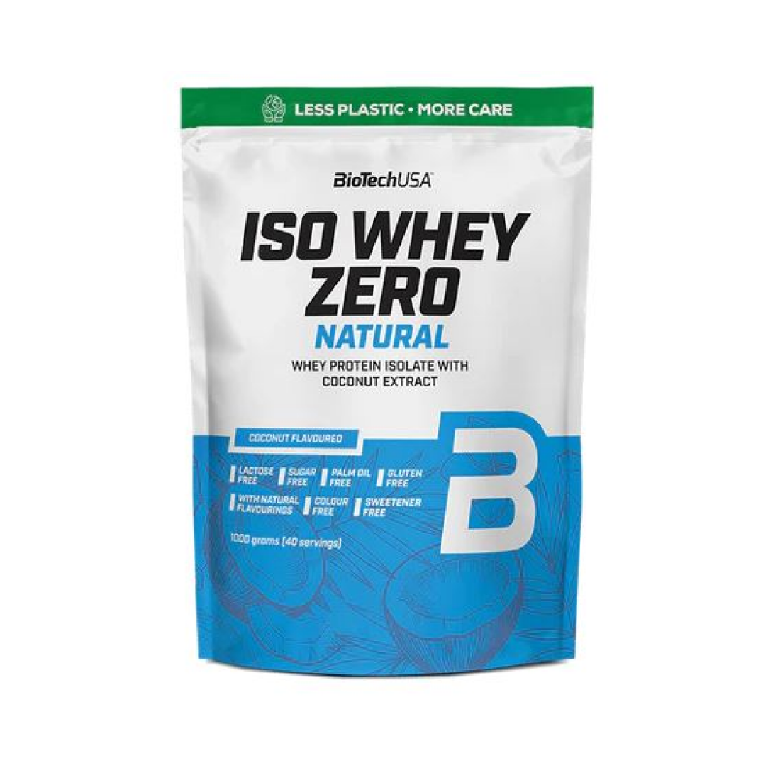 BIOTECHUSA ISO WHEY ZERO NATURAL COCONUT - 1000 GRAMS