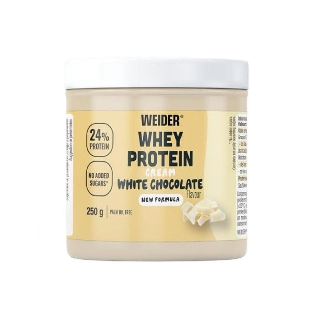 WEIDER WHEY PROTEIN CREAM WHITE CHOCOLATE (EAN 8414192310205) - 250 GRAMS
