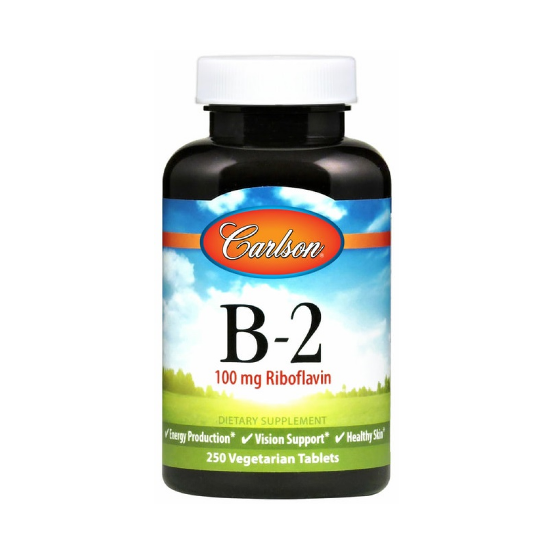 CARLSON LABS VITAMIN B-2 100MG - 100 VEGETARIAN TABLETS