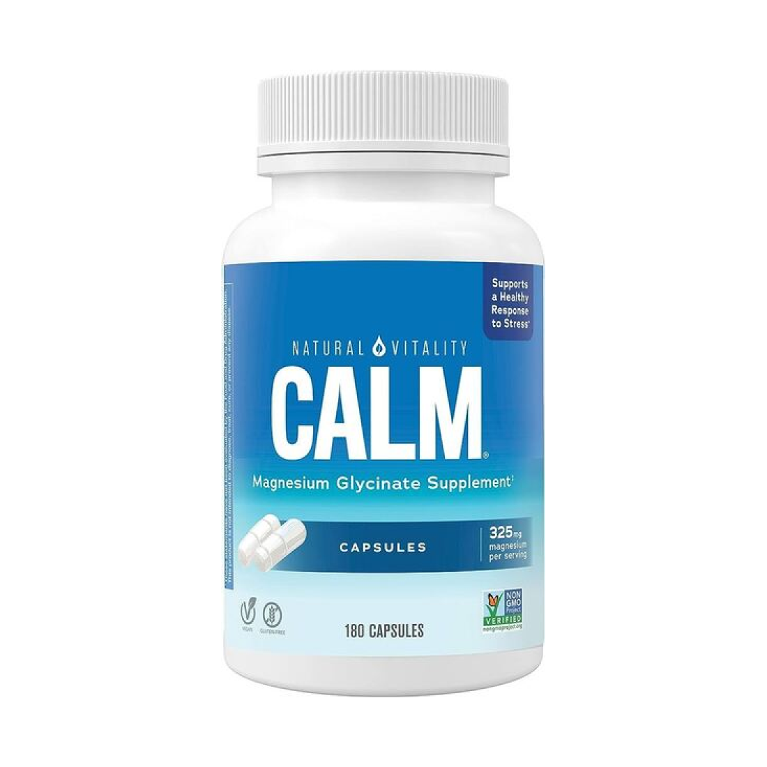 NATURAL VITALITY CALM MAGNESIUM GLYCINATE - 180 CAPS
