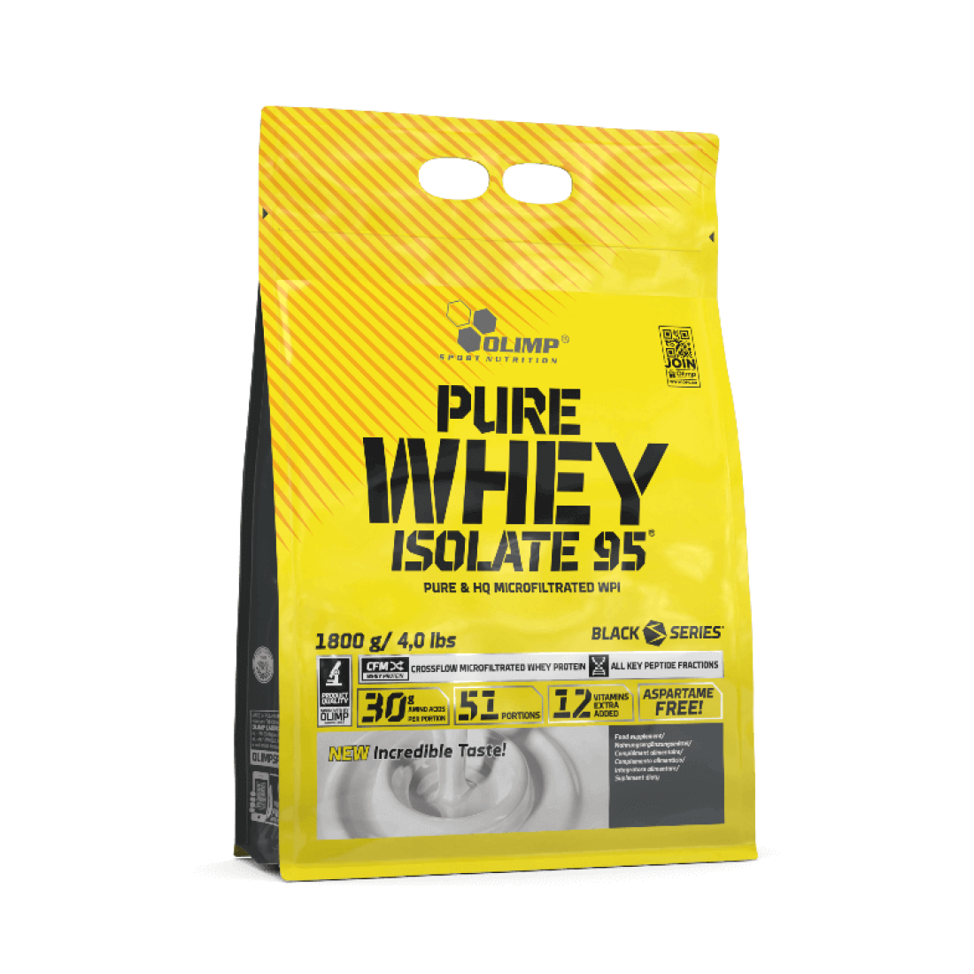 OLIMP NUTRITION PURE WHEY ISOLATE 95 COCONUT CREAM - 1800 GRAMS