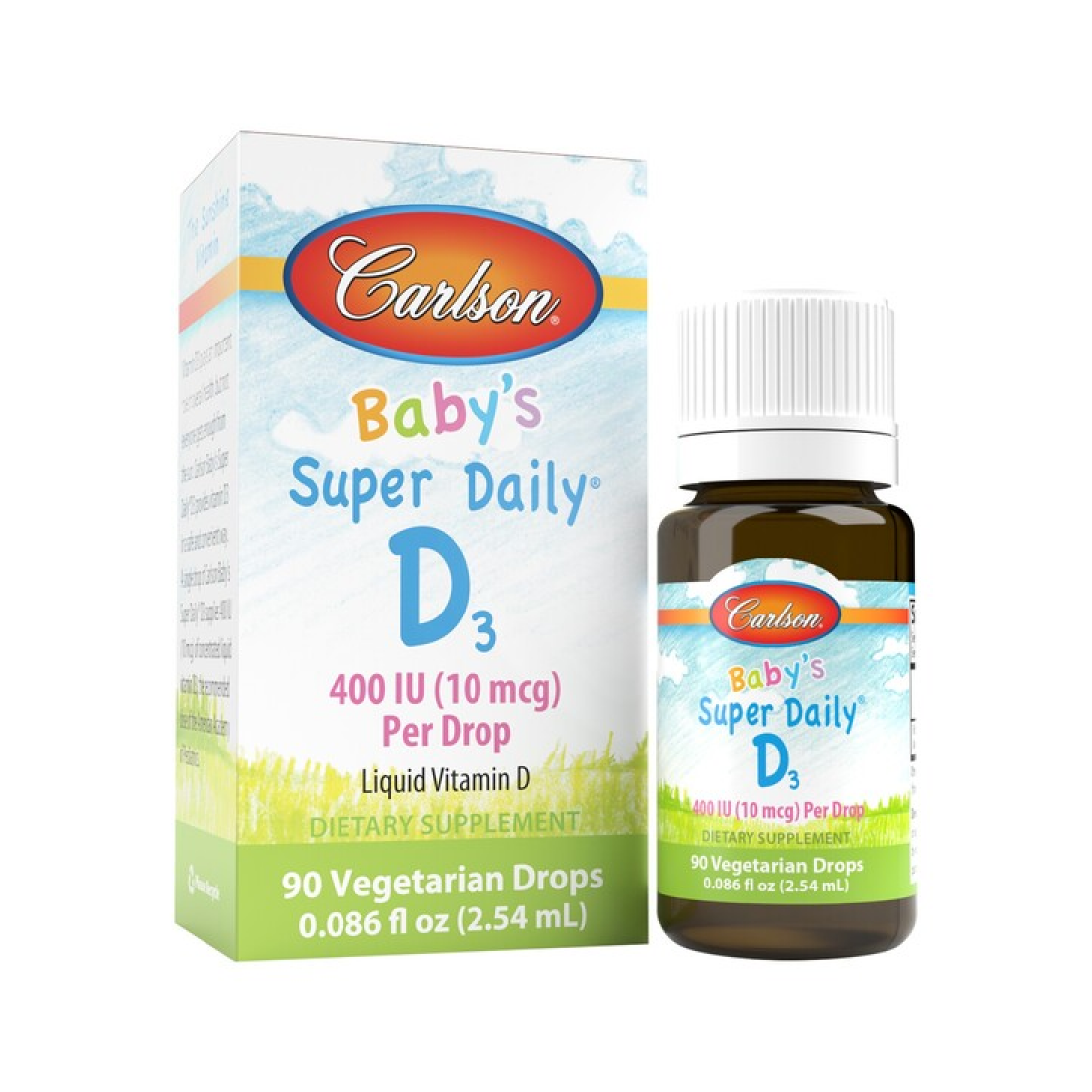 CARLSON LABS BABY'S SUPER DAILY D3 400 IU - 254 ML