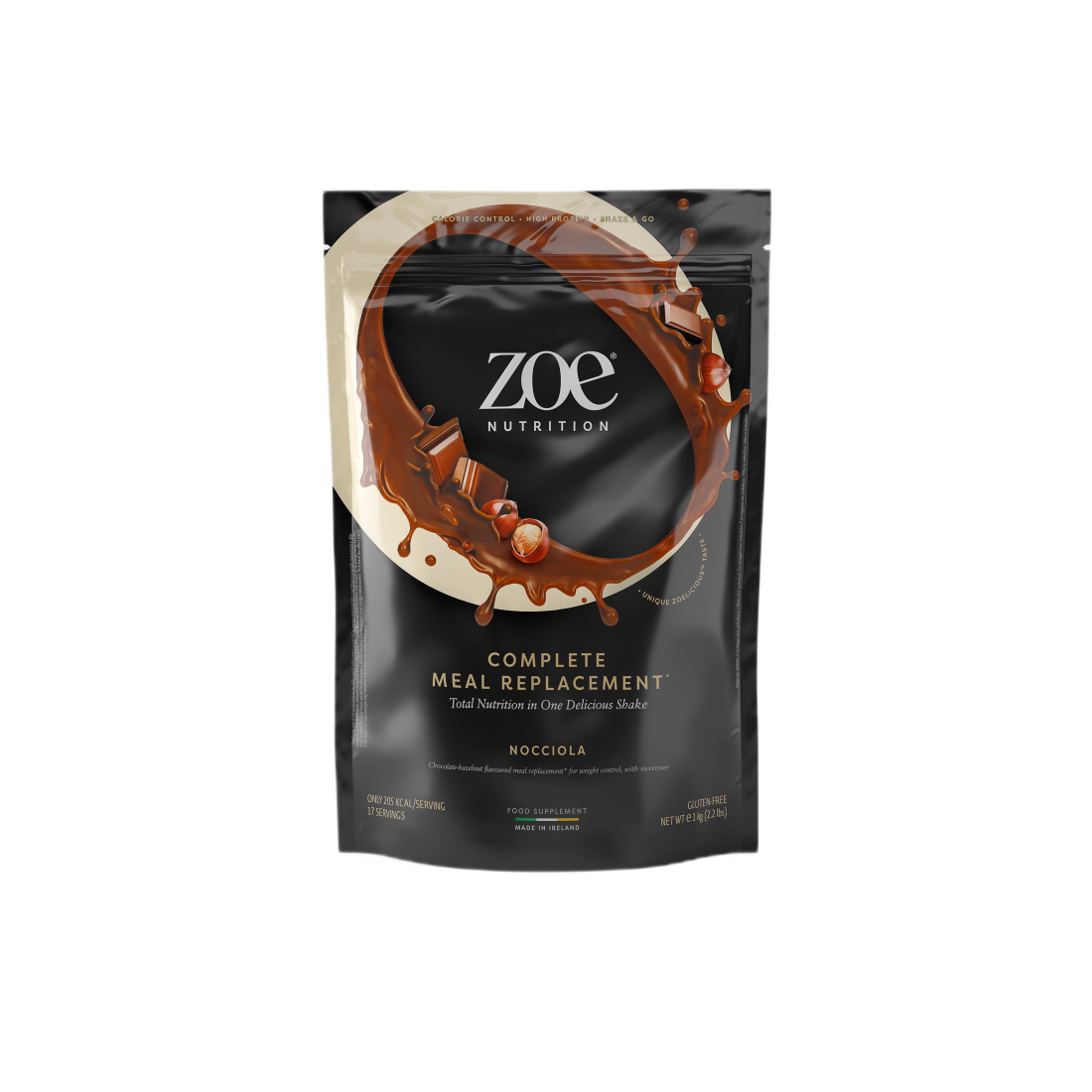 ZOE NUTRITION COMPLETE MEAL REPLACEMENT NOCCIOLA - 1000 GRAMS