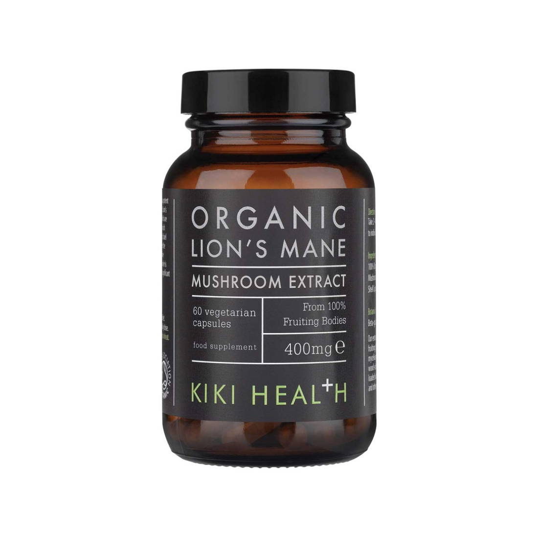 KIKI HEALTH LION'S MANE'S EXTRACT 400MG - 60 VCAPS