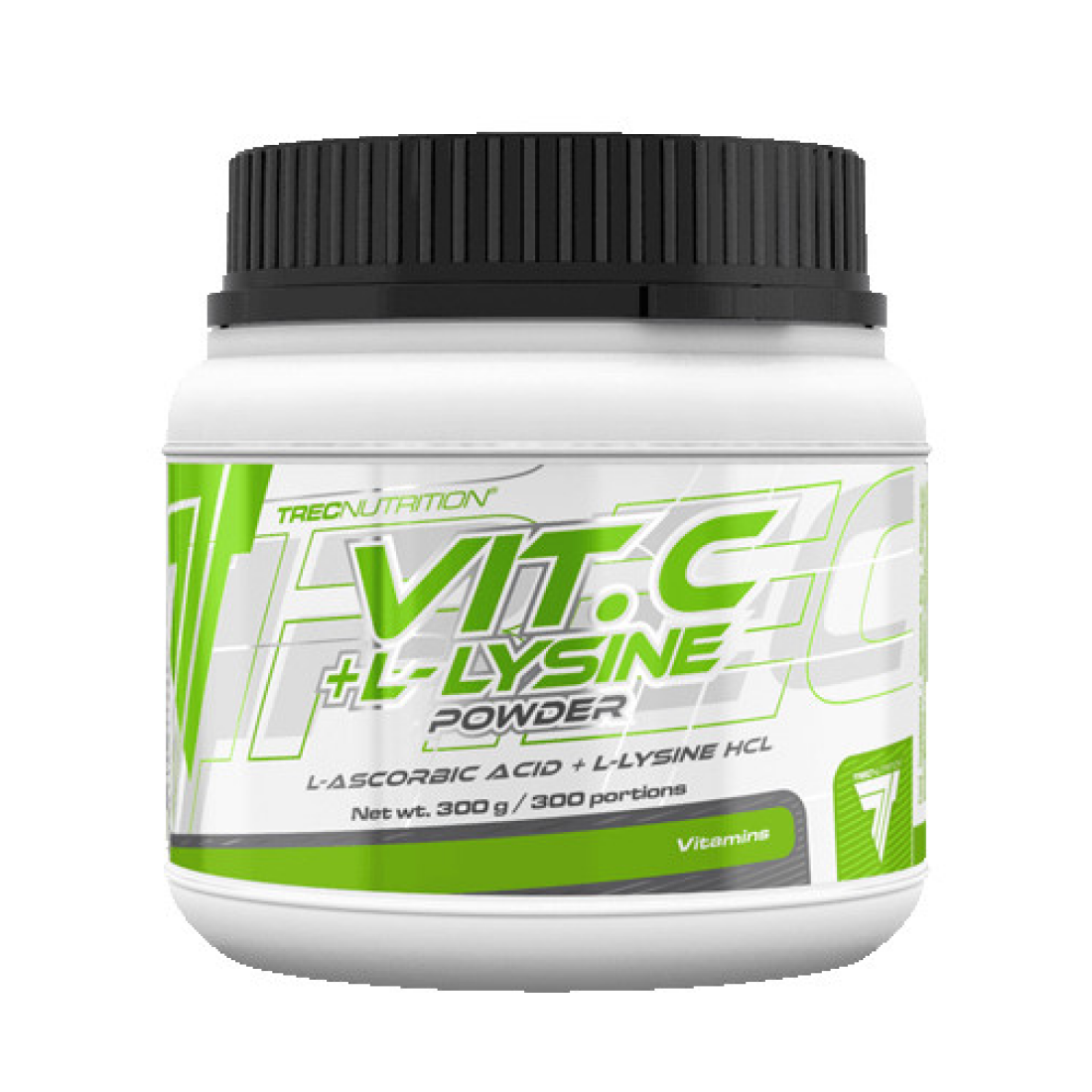 TREC NUTRITION VIT C + L-LYSINE POWDER - 300 GRAMS