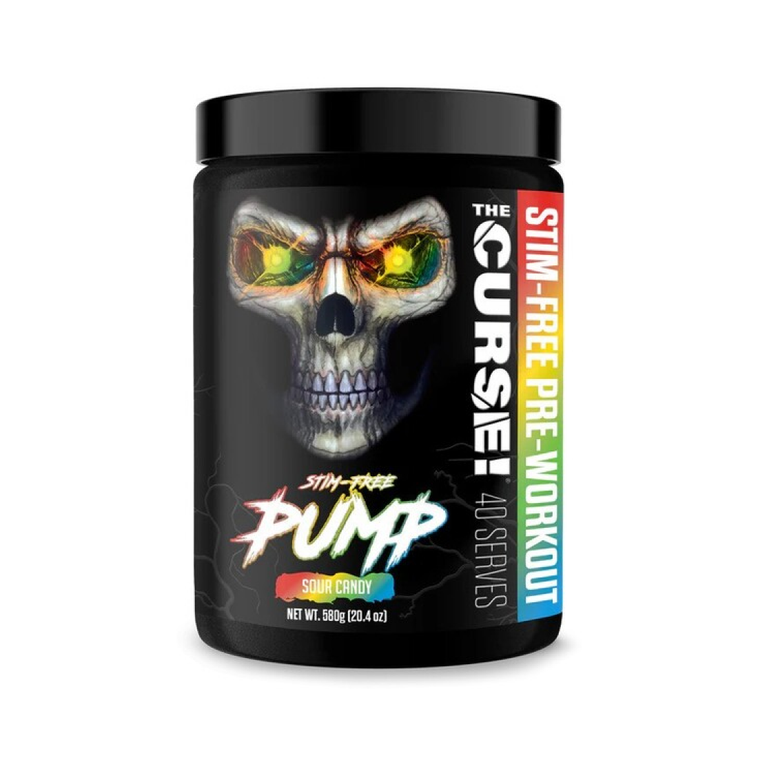 JNX SPORTS THE CURSE! STIM-FREE PUMP SOUR CANDY - 580 GRAMS