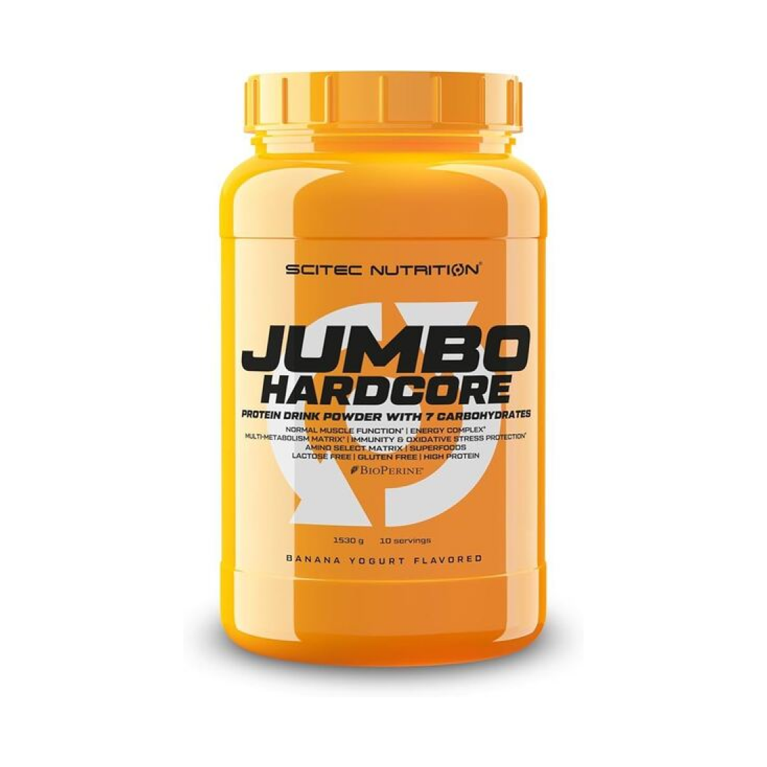 SCITEC JUMBO HARDCORE BANANA YOGHURT - 1530 GRAMS