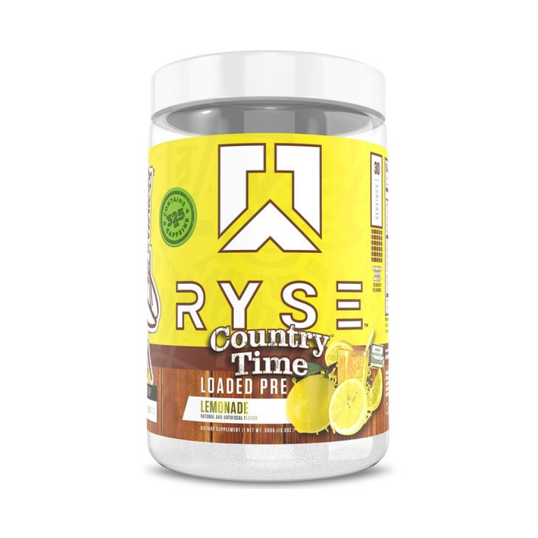 RYSE LOADED PRE COUNTRY TIME LEMONADE (EAN 810137321356) - 390 GRAMS