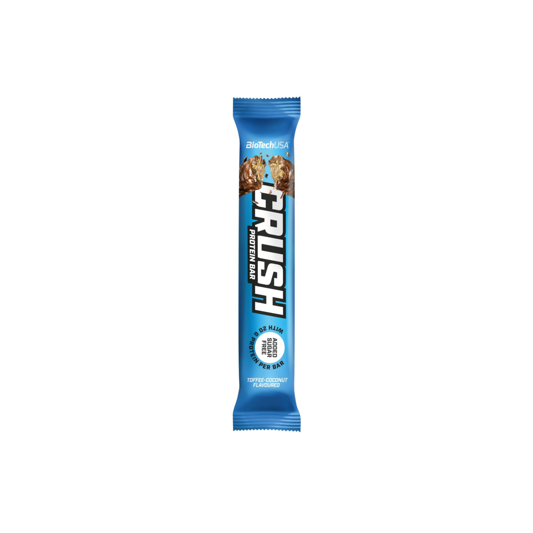 BIOTECHUSA CRUSH BAR TOFFEE COCONUT - 12 X 64G