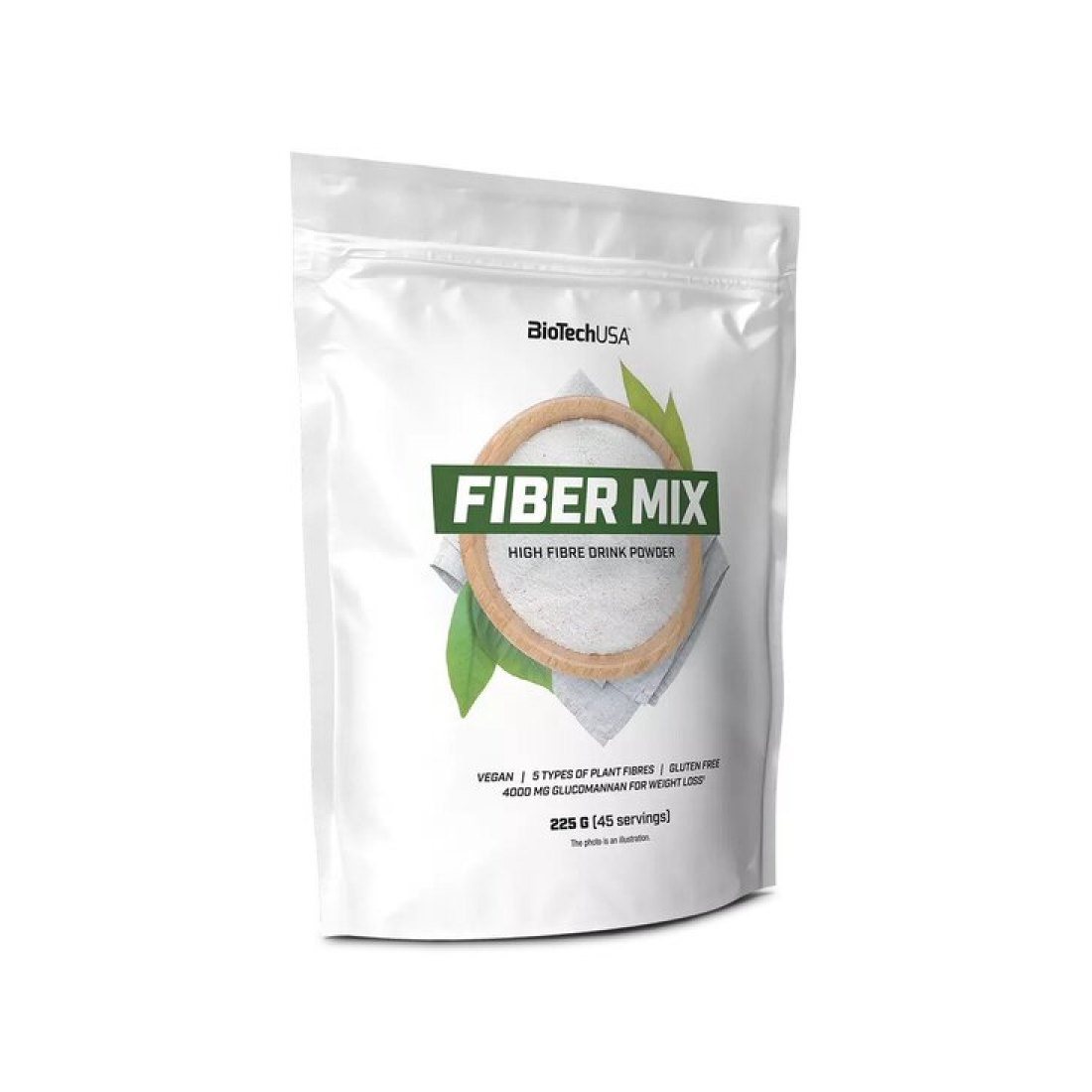BIOTECHUSA FIBER MIX UNFLAVORED - 225 GRAMS