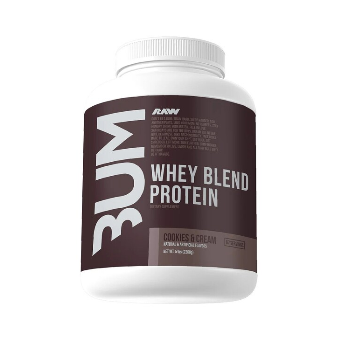 RAW NUTRITION CBUM WHEY PROTEIN BLEND COOKIES & CREAM - 2268 GRAMS
