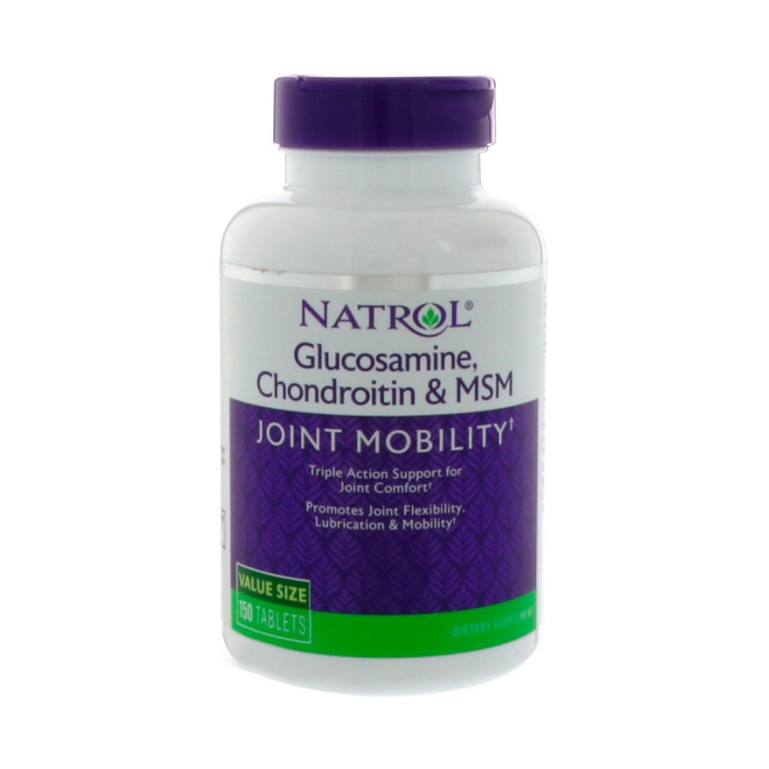 NATROL GLUCOSAMINE CHONDROITIN & MSM - 150 TABLETS