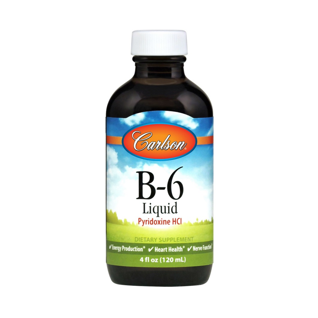 CARLSON LABS VITAMIN B-6 - PYRIDOXINE HCL - 120 ML