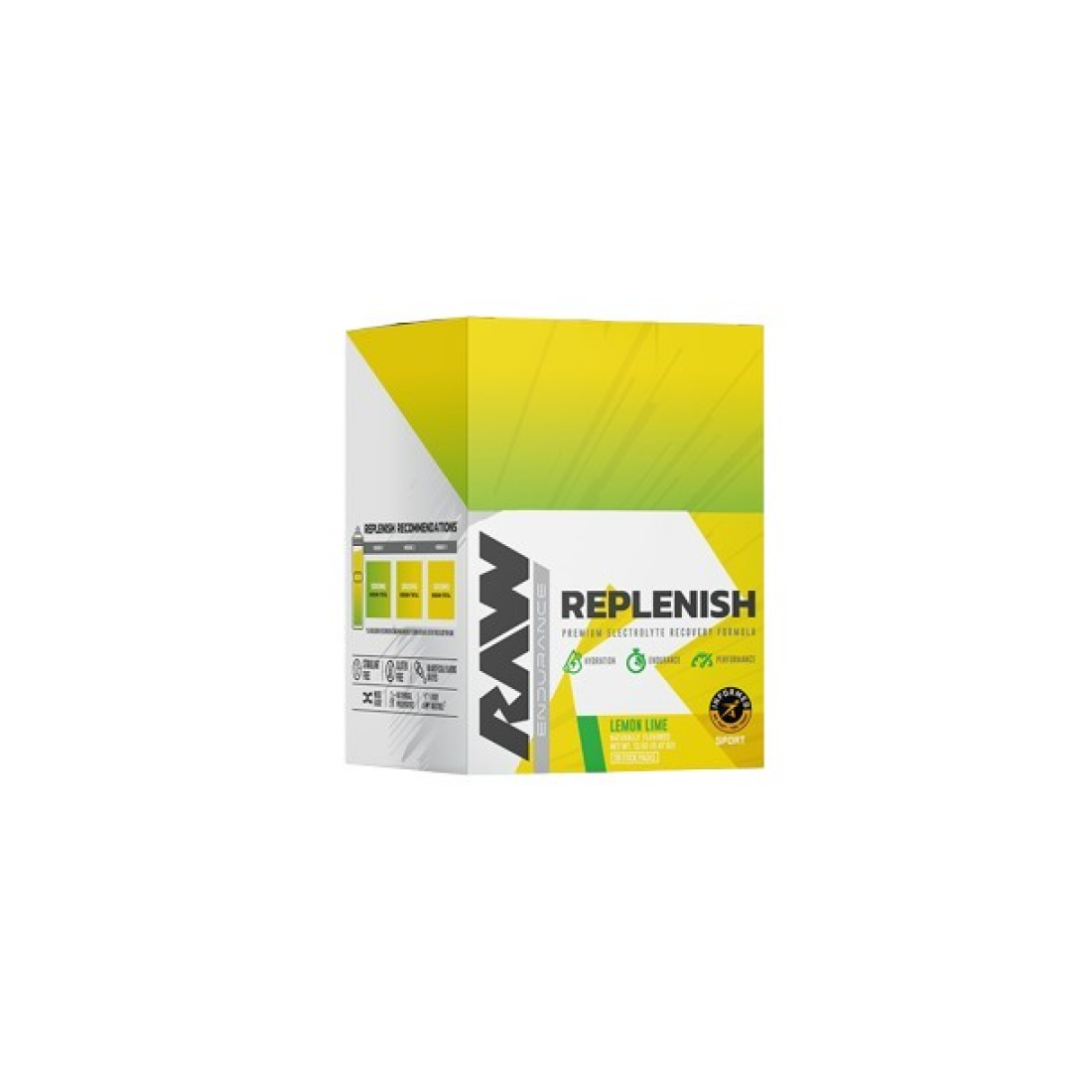 RAW NUTRITION REPLENISH LEMON LIME (EAN 400049650) - 20 STICK PACKS