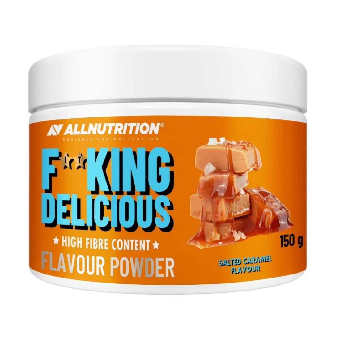 ALLNUTRITION FITKING DELICIOUS FLAVOUR POWDER SALTED CARAMEL - 150 GRAMS