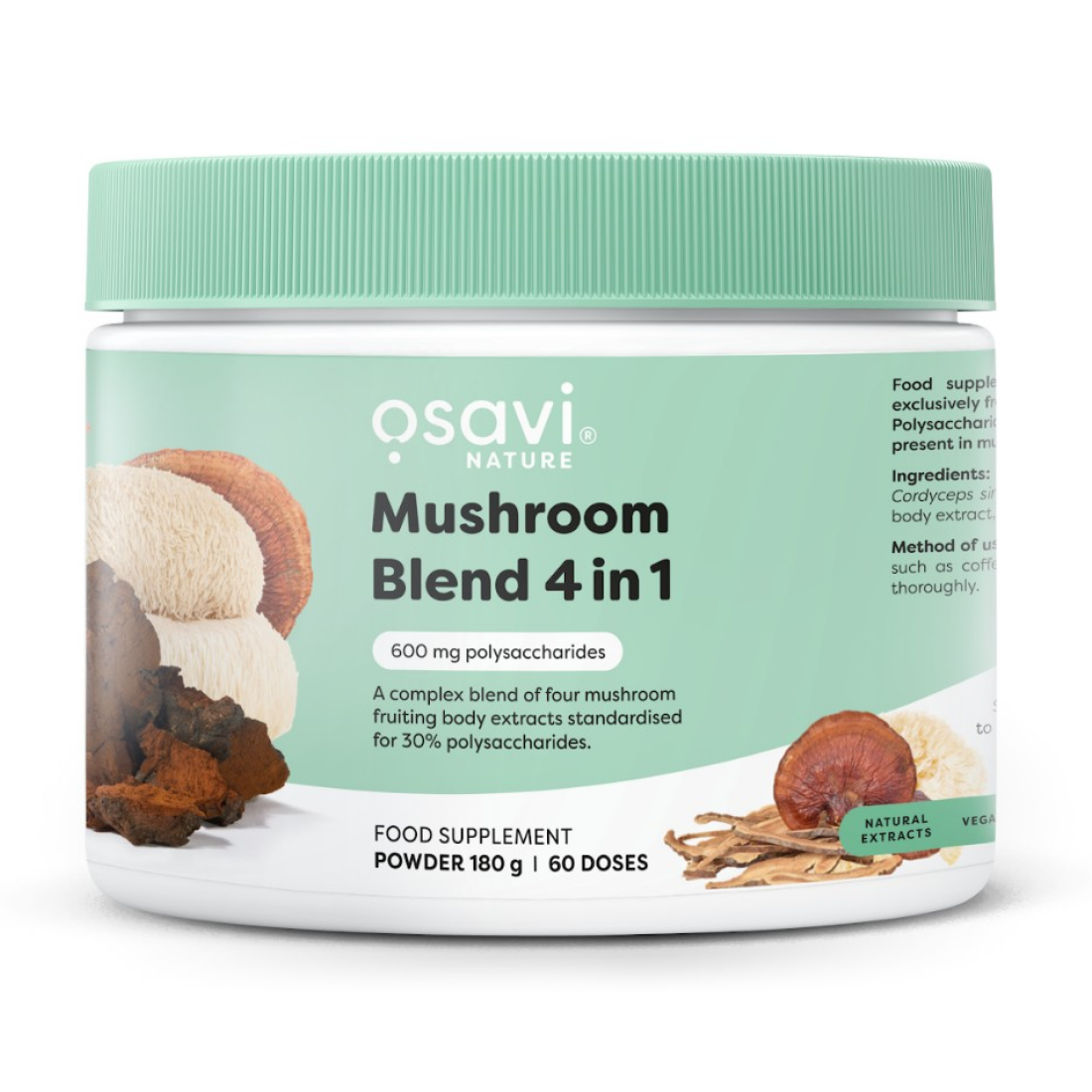OSAVI MUSHROOM BLEND 4 IN 1 - 180 GRAMS