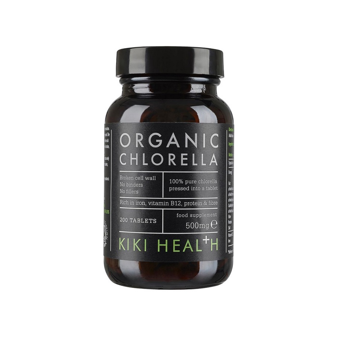 KIKI HEALTH CHLORELLA 500MG - 200 TABLETS
