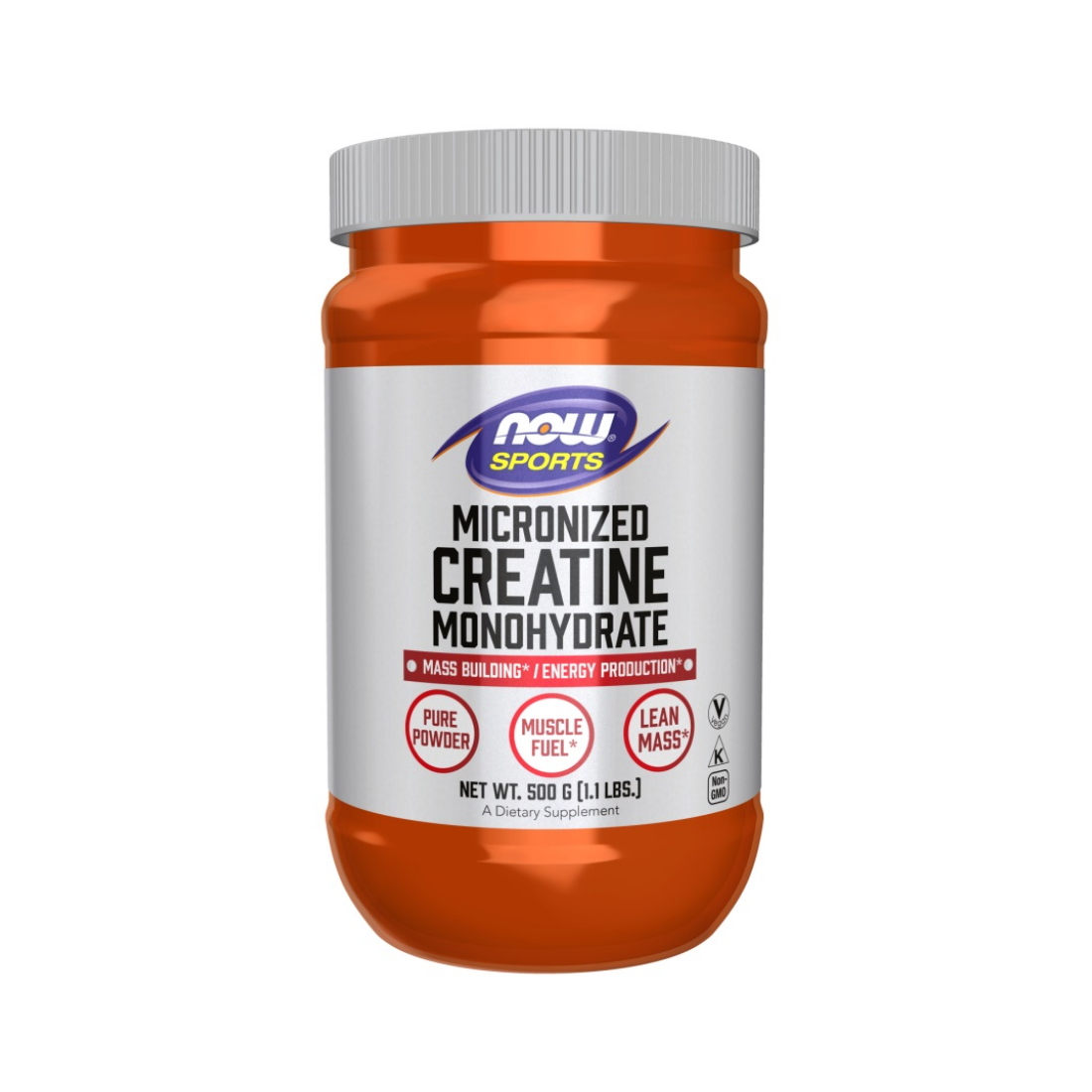 NOW FOODS MICRONIZED CREATINE MONOHYDRATE - 500 GRAMS