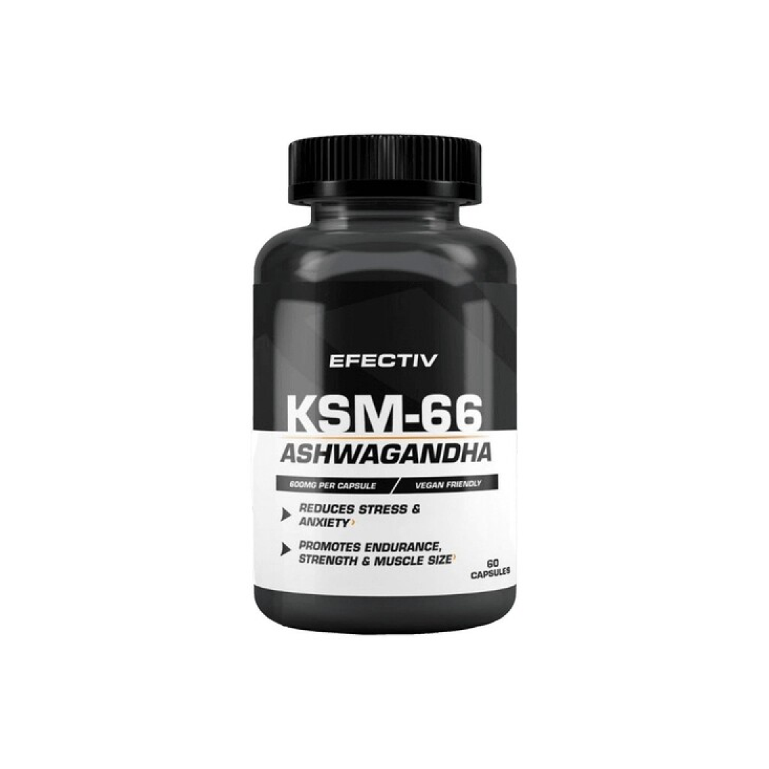 EFECTIV NUTRITION KSM-66 ASHWAGANDHA - 60 CAPS