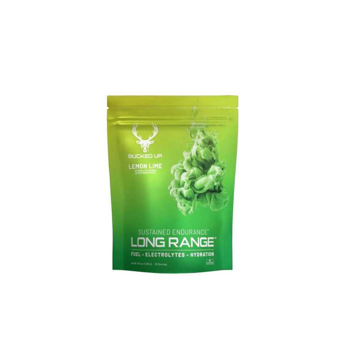 BUCKED UP LONG RANGE LEMON LIME - 1600 GRAMS