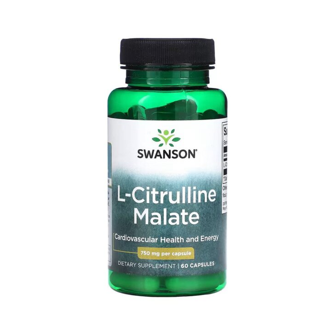 SWANSON L-CITRULLINE MALATE COMPLEX 750MG - 60 CAPS