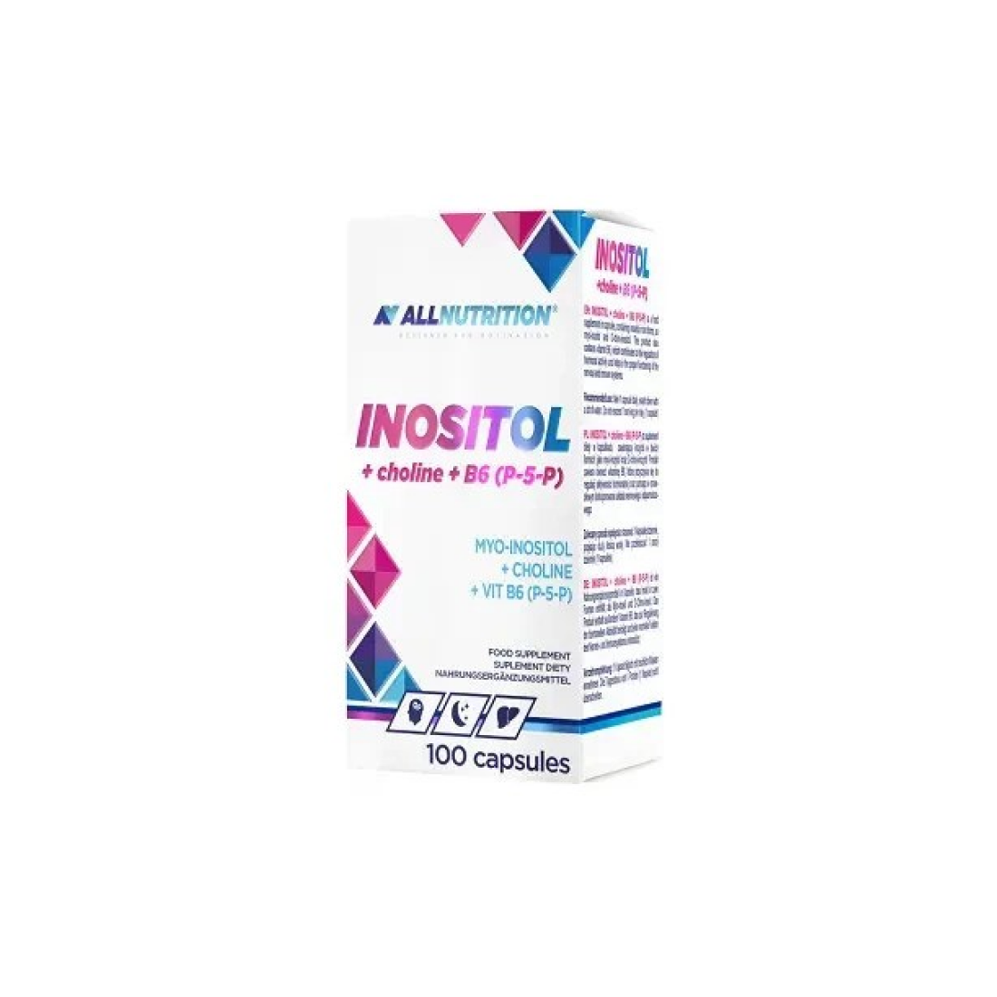 ALLNUTRITION INOSITOL + CHOLINE + B6 (P-5-P) - 100 CAPS