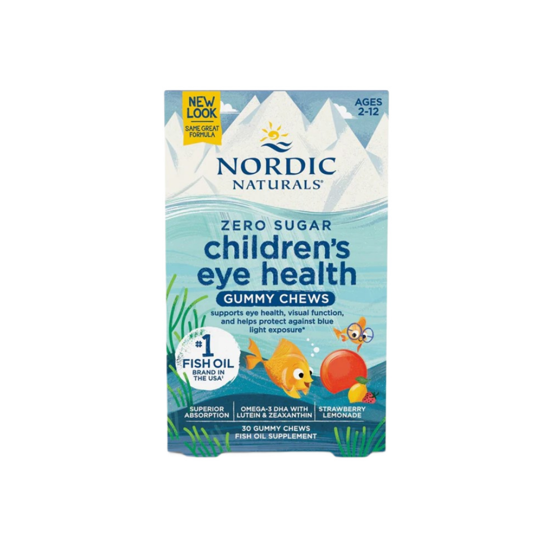 NORDIC NATURALS CHILDREN'S EYE HEALTH STRAWBERRY LEMONADE - 30 GUMMIES