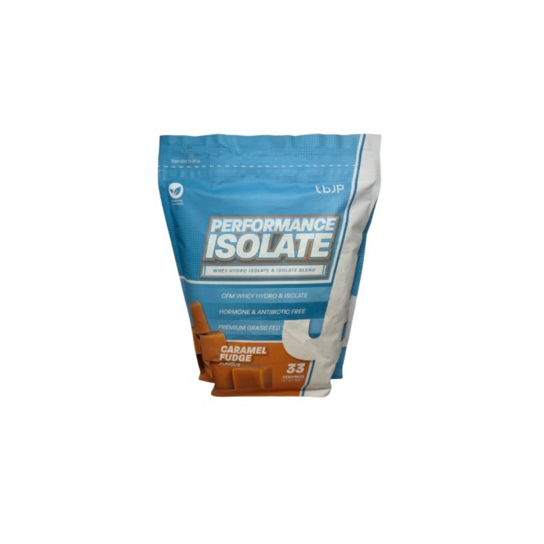 TRAINED BY JP PERFORMANCE ISOLATE CARAMEL FUDGE - 1000 GRAMS