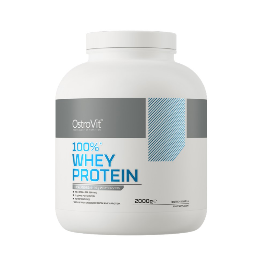 OSTROVIT 100% WHEY PROTEIN FRENCH VANILLA - 2000 GRAMS