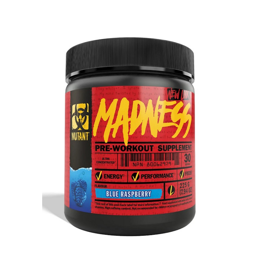 MUTANT MUTANT MADNESS BLUE RASPBERRY - 225 GRAMS