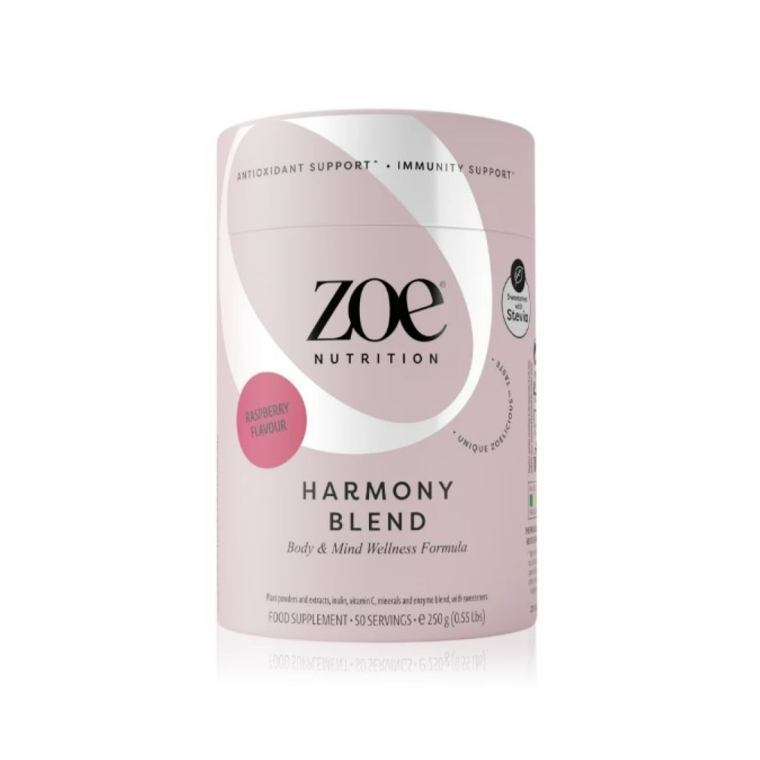 ZOE NUTRITION HARMONY BLEND RASPBERRY - 250 GRAMS