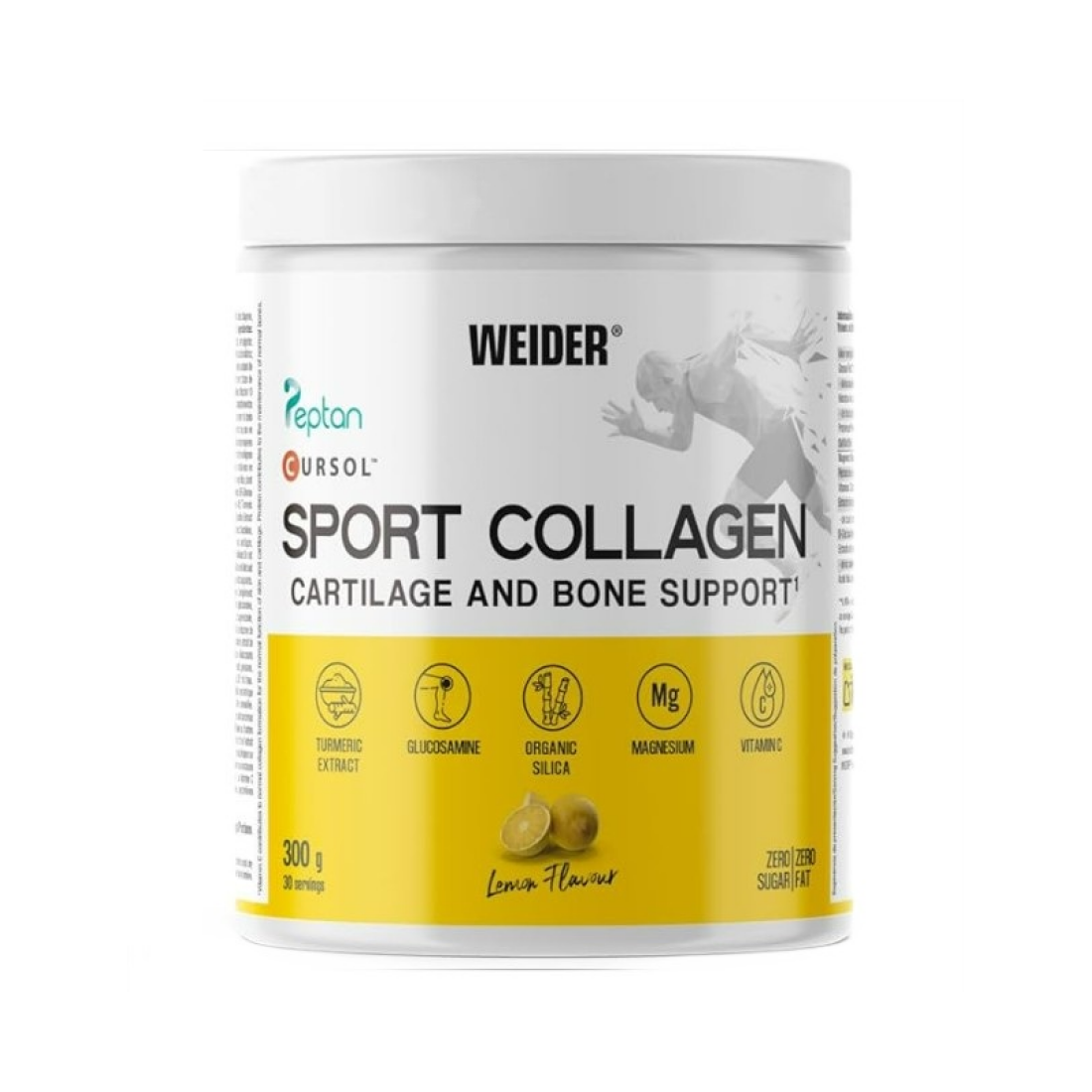WEIDER SPORT COLLAGEN LEMON - 300 GRAMS