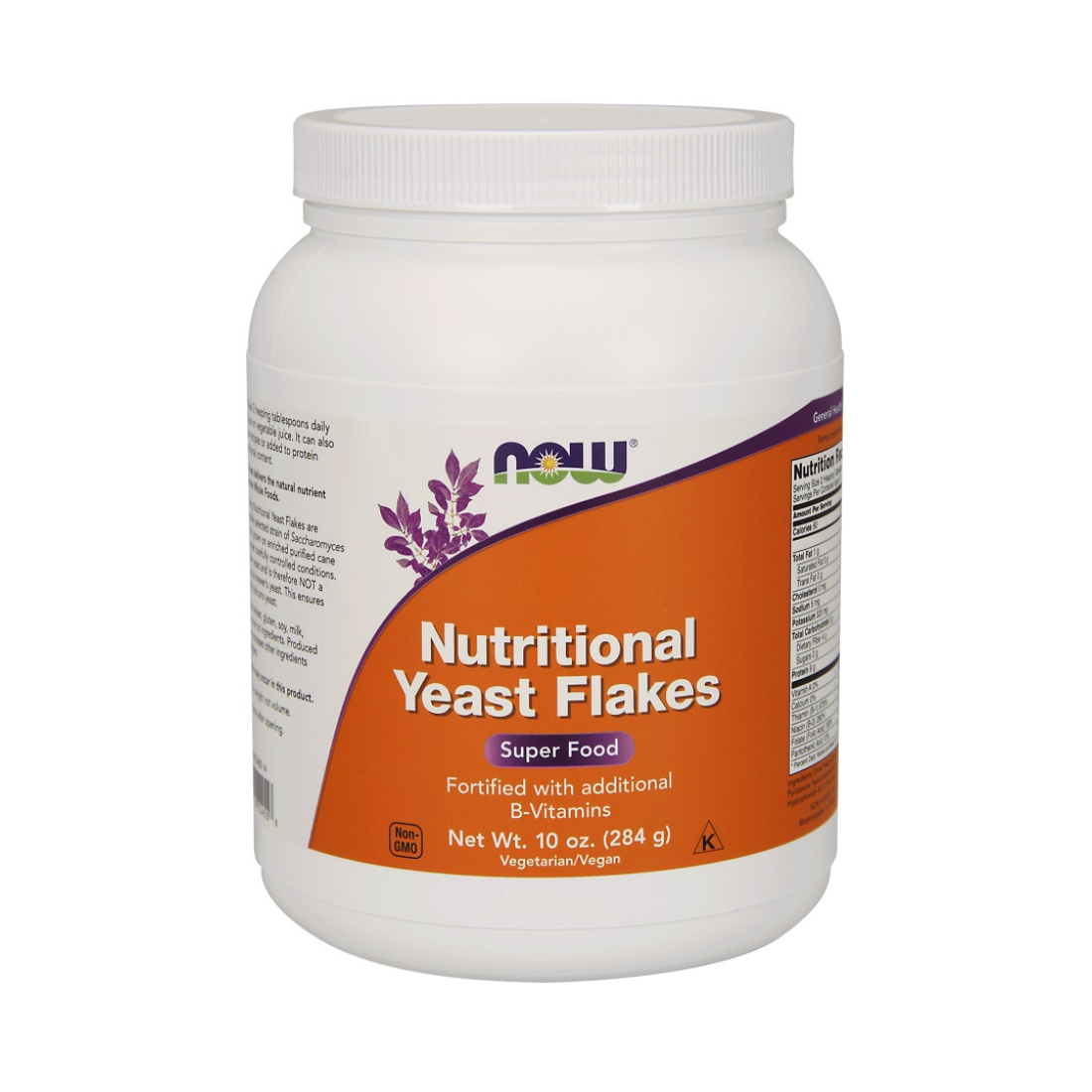 NOW FOODS NUTRITIONAL YEAST FLAKES - 284 GRAMS